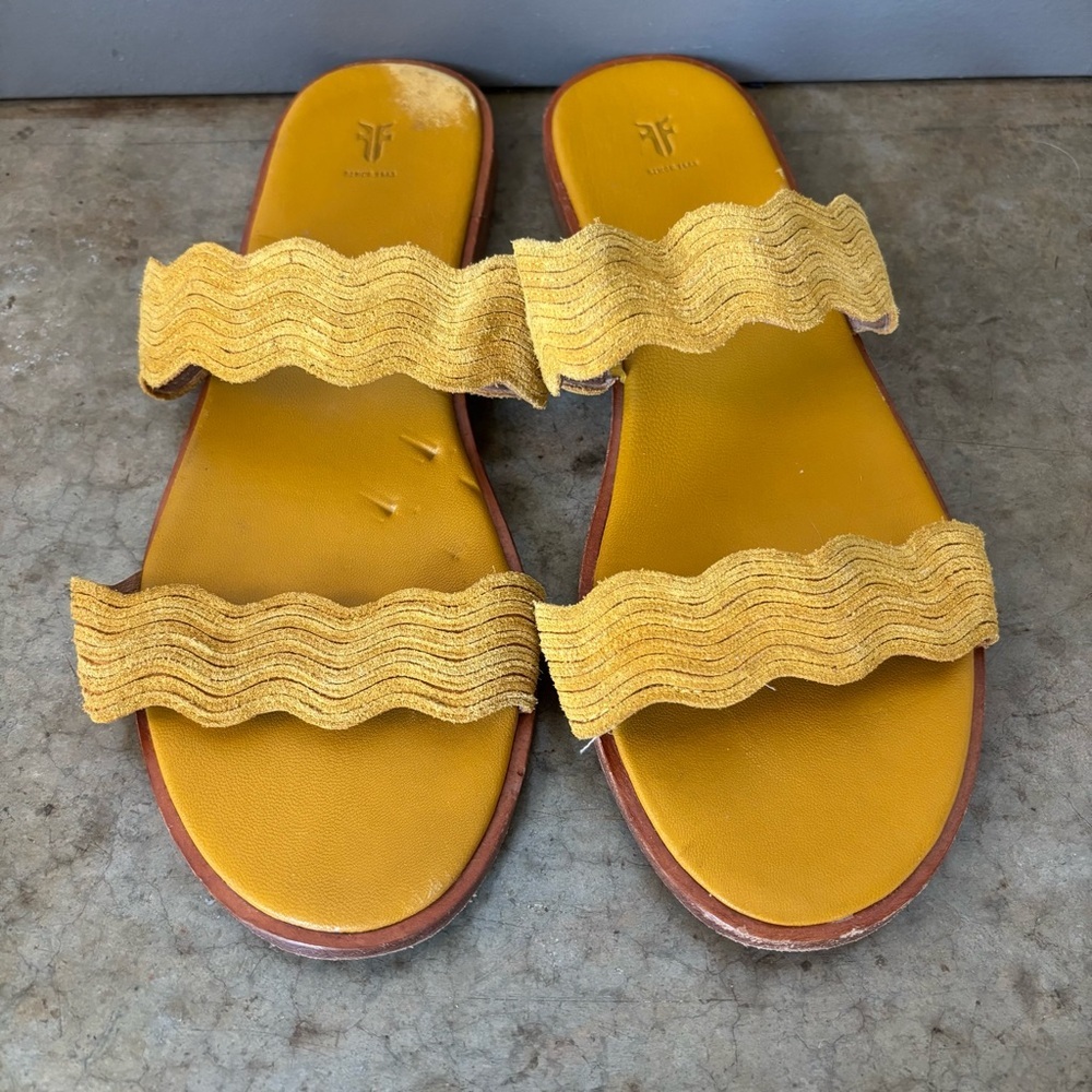 Frye Mira‎ Wave Slide Sandals Size 10